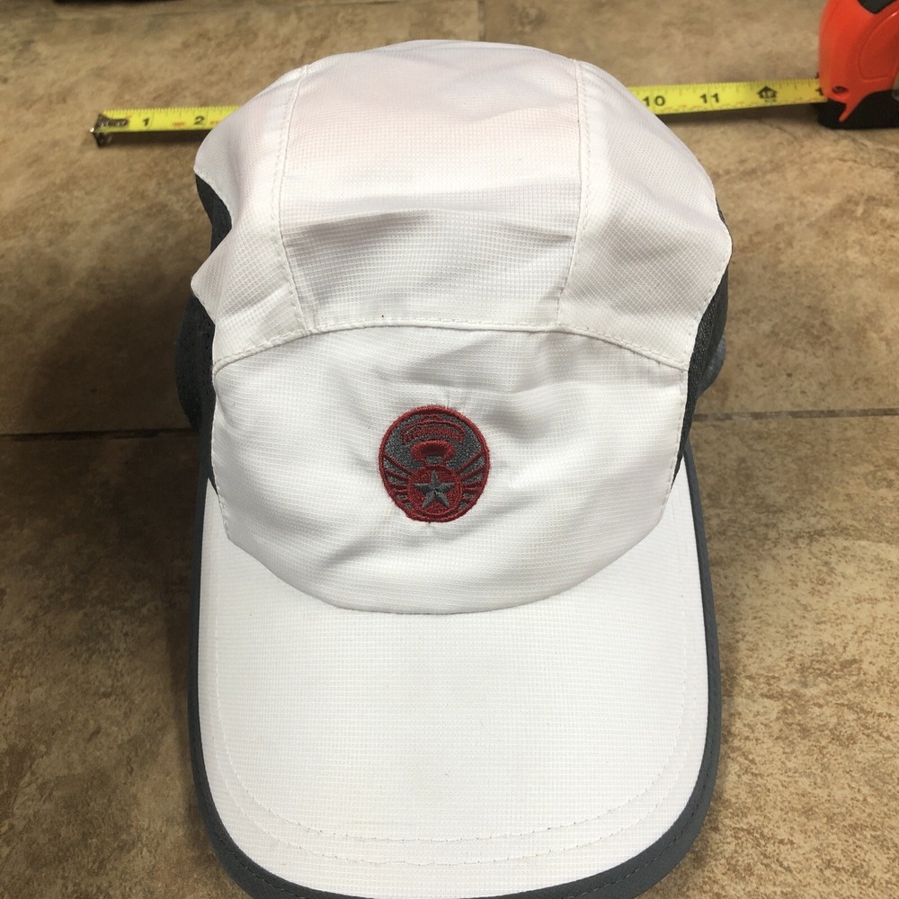 Richardson 150 Strapback 5 Panel Hat White One Size Colorblock Running
